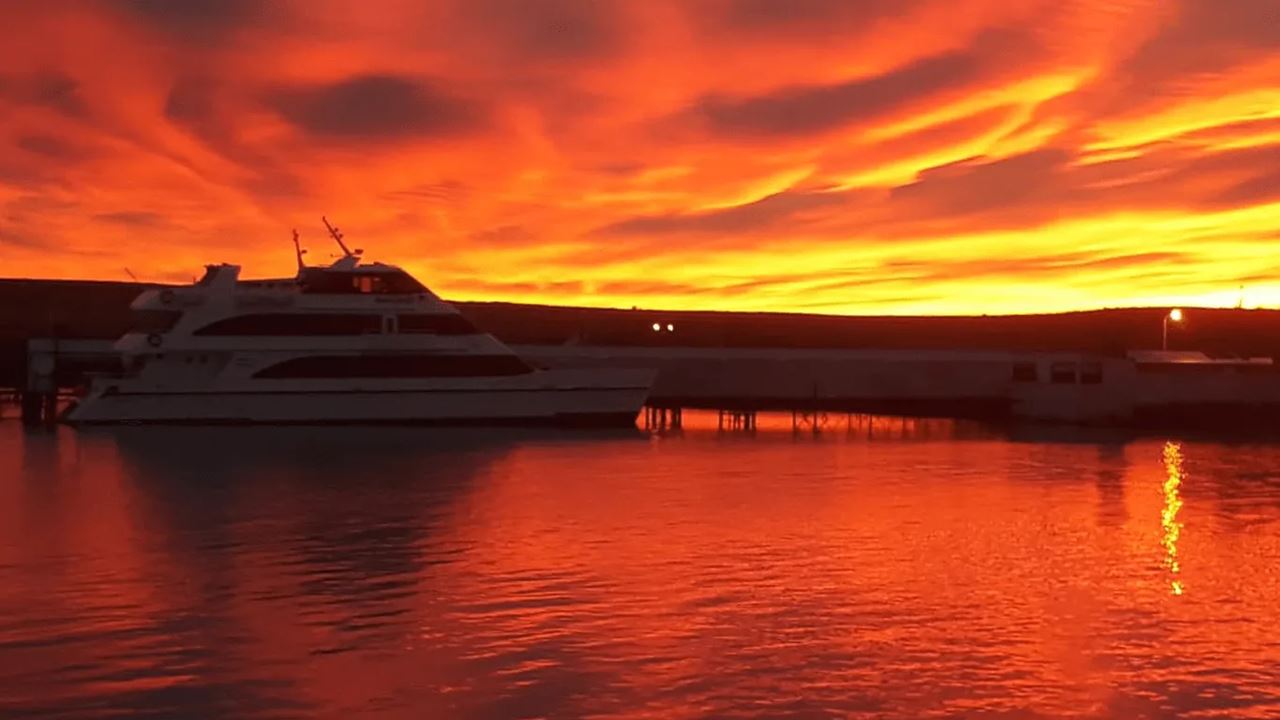Todo Glaciares Al Atardecer